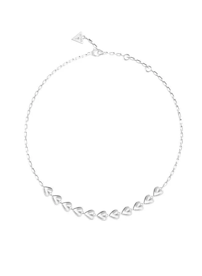 GUESS Multi Hearts Chain Necklace